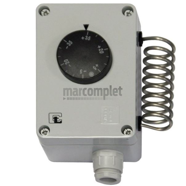 Prostorový termostat TG 7RT -35 až +35°C IP55 : MARCOMPLET velkoobchod  měření a regulace